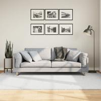 VidaXL Vloerkleed oviedo laagpolig 160x230 cm grijs