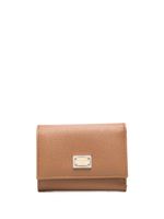 Dolce & Gabbana Dauphine French-flap leather wallet - Marron - thumbnail