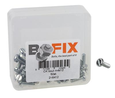 Bofix Bout m4x12 ronde kop ds a 50