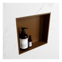 Wandnis Solid Surface Easy | In- en opbouw | 30x30x8 cm | 1 vak | Rust/Talc Wandnis Solid Surface Easy | In- en opbouw | 30x30x8 cm | 1 vak | Rust/Talc