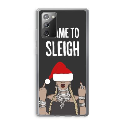 Came To Sleigh: Samsung Galaxy Note 20 / Note 20 5G Transparant Hoesje
