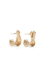 Dana Rebecca Designs boucles d'oreilles Nana Bernice Large Crossover en or 14ct - thumbnail