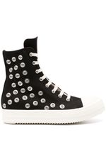 Rick Owens DRKSHDW baskets montantes Luxor à détails d'œillets - Noir - thumbnail