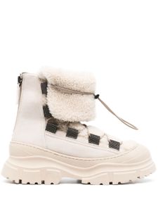 Brunello Cucinelli bottines en cuir - Tons neutres