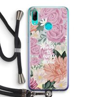 Kindness matters: Huawei P Smart (2019) Transparant Hoesje met koord
