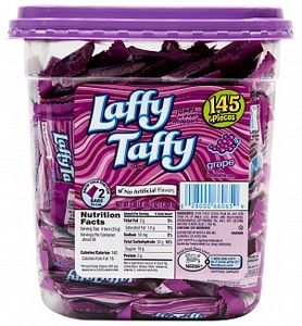 Wonka Laffy Taffy - Grape Laffy Taffy Minis 145 Stuks