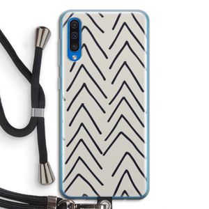 Marrakech Arrows: Samsung Galaxy A50 Transparant Hoesje met koord
