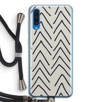 Marrakech Arrows: Samsung Galaxy A50 Transparant Hoesje met koord