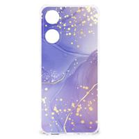 Back Cover voor OPPO A58 | A78 5G Watercolor Paars Back Cover voor OPPO A58 | A78 5G Watercolor Paars