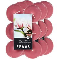 36x Maxi geurtheelichtjes Magnolia Blossom/roze 10 branduren - thumbnail