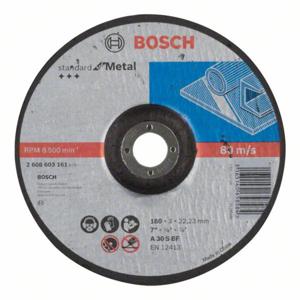 Bosch Accessories 2608603161 2608603161 Doorslijpschijf gebogen 180 mm 1 stuk(s) Staal