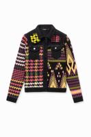 Gebreid boho jack - BLUE - S