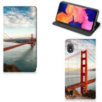 Samsung Galaxy A10 | Book Cover | Golden Gate Bridge