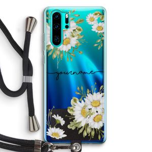 Daisies: Huawei P30 Pro Transparant Hoesje met koord