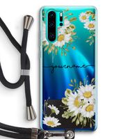 Daisies: Huawei P30 Pro Transparant Hoesje met koord