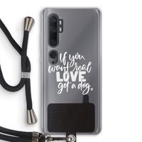 Partner in crime: Xiaomi Mi Note 10 Pro Transparant Hoesje met koord