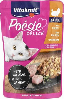 VITAKRAFT POESIE DELICE kalkoen voor katten - natvoer voor katten - 85 g