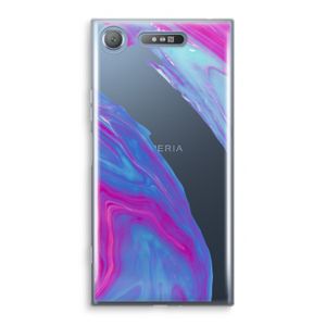 Zweverige regenboog: Sony Xperia XZ1 Transparant Hoesje