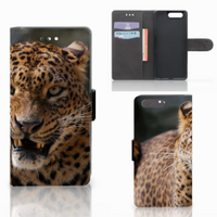 Huawei P10 Telefoonhoesje met Pasjes Luipaard - thumbnail
