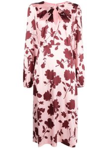 P.A.R.O.S.H. robe à fleurs - Rose