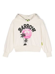 Barrow kids hoodie en coton à imprimé graphique - Tons neutres