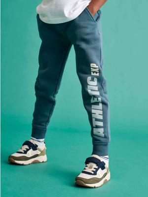 Joggingbroek voor jongens maxi typo groenblauw