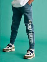 Joggingbroek voor jongens maxi typo groenblauw