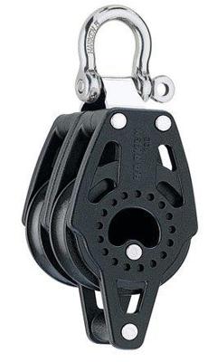 Harken 40c 2-schijfsblok Met Hondsvot Fixed Default