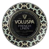 Voluspa Maison Noir French Linen Mini Tin Candle 113gr Voluspa Maison Noir French Linen Mini Tin Candle 113gr