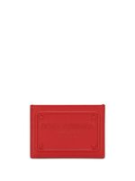 Dolce & Gabbana porte-cartes colour block à logo DG - Rouge