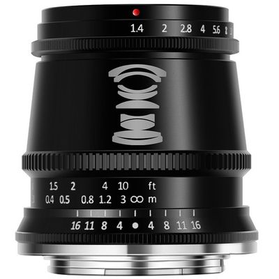 TTArtisan APS-C 17mm f1.4 Fuji X mount Black