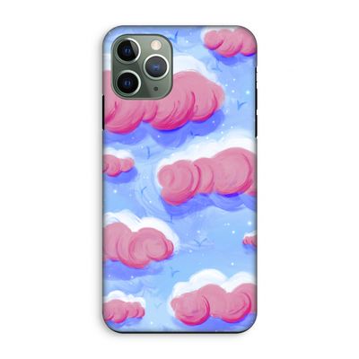 Roze wolken met vogels: iPhone 11 Pro Tough Case