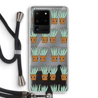 Sansevieria: Samsung Galaxy S20 Ultra Transparant Hoesje met koord
