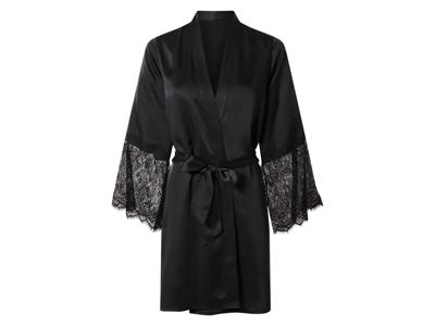 esmara Satijnen dames kimono (Zwart, L (44/46)) esmara Satijnen dames kimono (Zwart, L (44/46))