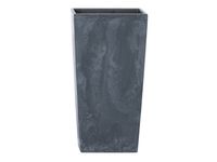 Prosperplast Bloempot (33 x 33 x 61 cm, Antraciet in betonlook) - thumbnail