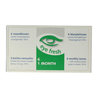 Eyefresh Maandlenzen -6.00 6 Stuks