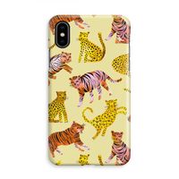 Cute Tigers and Leopards: iPhone X Volledig Geprint Hoesje