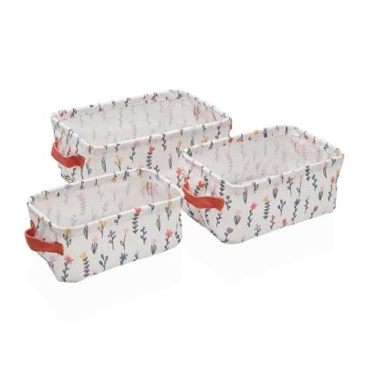 Basket spelset Versa Textiel 18 x 14 x 28 cm 28 x 18 x 14 cm