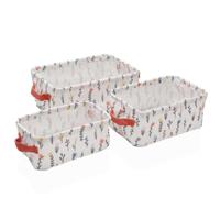 Basket spelset Versa Textiel 18 x 14 x 28 cm 28 x 18 x 14 cm