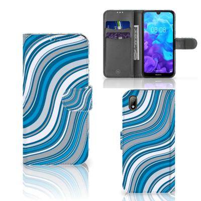 Huawei Y5 (2019) | Telefoon Hoesje | Waves Blue