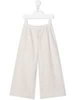 Il Gufo pantalon ample à taille élastiquée - Blanc