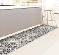 Crearreda gris vinyl tapijt tegels