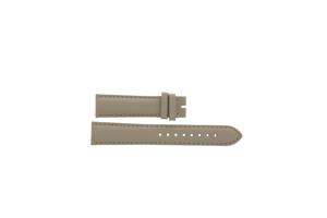Horlogeband Burberry BU9109 Leder Beige 18mm