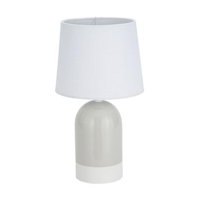 Bureaulamp Versa Duo Beige Linnen Keramisch 40 W 18 x 32,5 cm