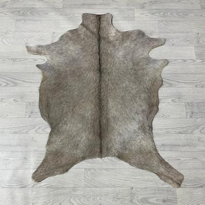Geitenhuid bruin zwart wit 105x85cm