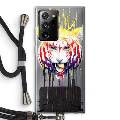 Fading: Samsung Galaxy Note 20 Ultra / Note 20 Ultra 5G Transparant Hoesje met koord