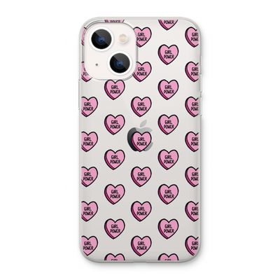 GIRL POWER: iPhone 13 Transparant Hoesje