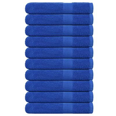 VidaXL Saunahanddoeken 10 st 80x200 cm 360 g/m² 100% katoen blauw