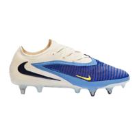 Nike Phantom 6 Low Elite IJzeren-Nop Voetbalschoenen (SG) Pro Player Wit Blauw Geel