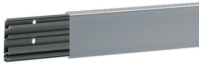 Electro Plint basis met deksel 20 x 80 mm aluminium 2 meter